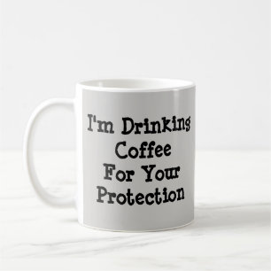 Caneca De Café Eu sou Bebendo Café - Mug-A-Tude