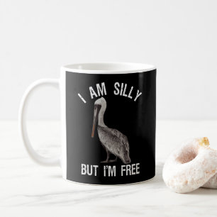 Caneca De Café Eu sou Bobo, mas sou um idiota do Pelican Lover