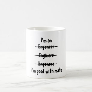 Caneca De Café Eu sou bom com matemática