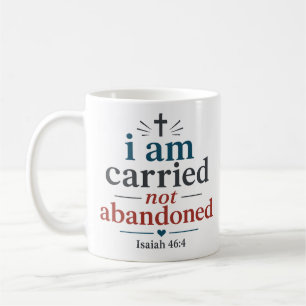 Caneca De Café Eu Sou Carregado Não Abandonado Citação da Verdade