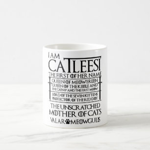 Caneca De Café eu sou catleesi mãe de gatos Mug