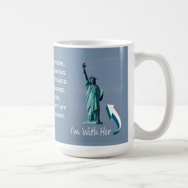 Caneca De Café Eu sou com ela! (Direita)