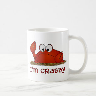 Caneca De Café Eu sou Crabby