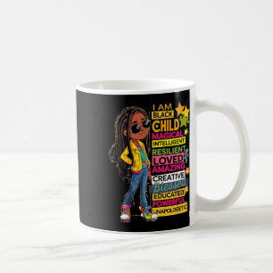 Caneca De Café Eu Sou Criança Negra Mês da História Afro-American