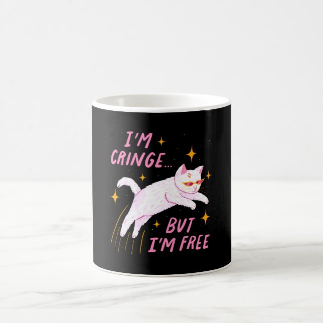 Caneca De Café Eu sou Cringe, Mas Eu sou Livre (Centro)