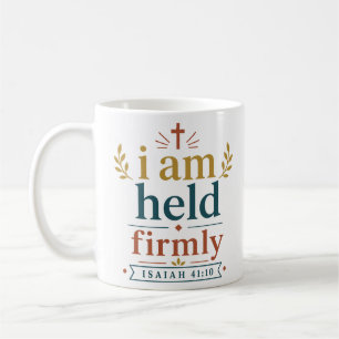 Caneca De Café Eu Sou Firmemente Segurado Citação Inspiradora da