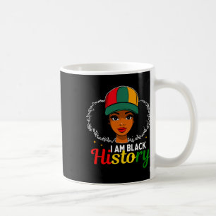 Caneca De Café Eu Sou História Negra Celebrando Orgulho da Cultur