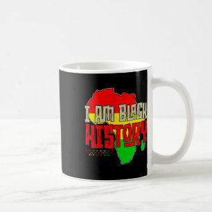 Caneca De Café Eu Sou História Negra Crianças Meninos Mês da Hist