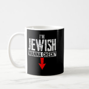 Caneca De Café Eu sou judeu quer verificar Hebraico Hanukkah Pass