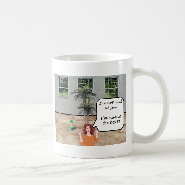 Caneca De Café Eu sou louco na sujeira! (Direita)