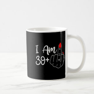Caneca De Café Eu Sou Mais 1 Dedo do Meio Engraçado 40º Aniversár