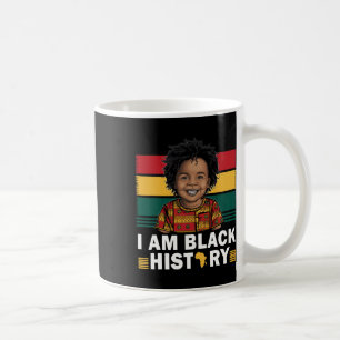 Caneca De Café Eu Sou Menino Afro da História Negra Príncipe de P
