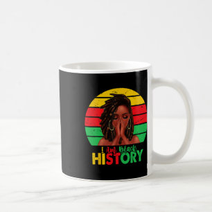 Caneca De Café Eu Sou Mês da História Negra Afro-Americano Junete