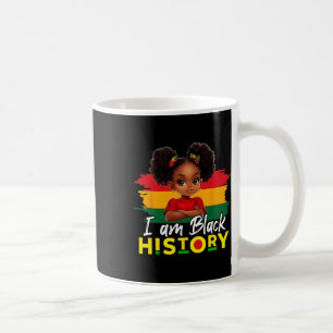 Caneca De Café Eu Sou Mês da História Negra Afro-Americano Negro 