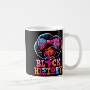 Caneca De Café Eu sou mês da história negra meninas melanina negr