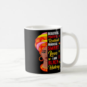 Caneca De Café Eu Sou Mulheres da História Negra Mês da História
