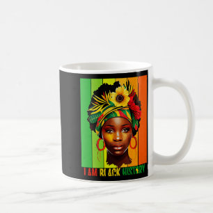 Caneca De Café Eu Sou Mulheres da História Negra Mês da Rainha Ne