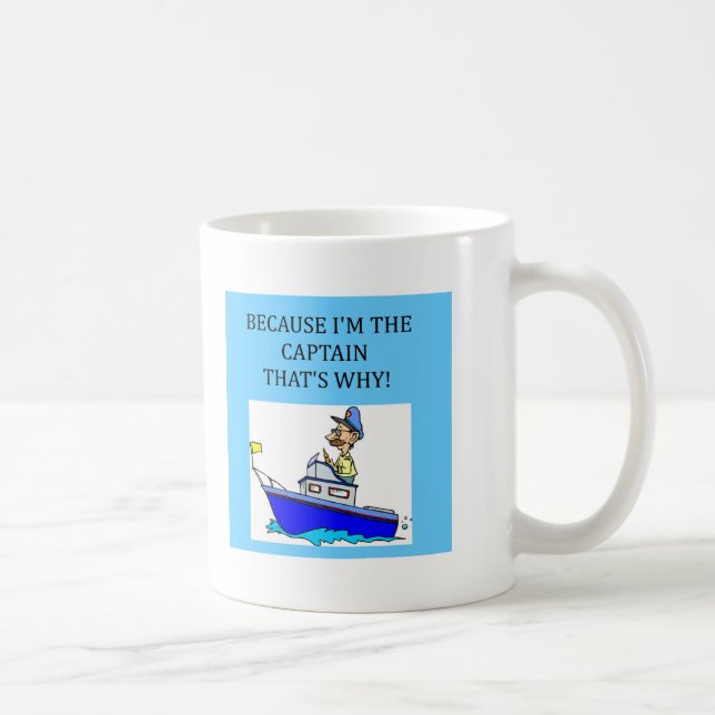 Caneca De Café eu sou o capitão (Direita)