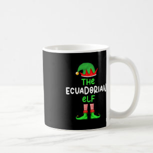 Caneca De Café Eu sou o Elfo Equatoriano da festa de Natal do Equ