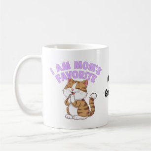 Caneca De Café Eu Sou o Favorito da Mamãe: Ideia de Presente Dive