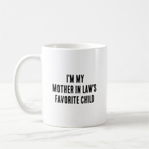 Caneca De Café Eu Sou o Filho Favorito da Minha Sogra Engraçado
