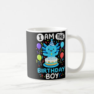 Caneca De Café Eu Sou o Garoto de Aniversário Crianças Axolote An