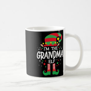 Caneca De Café Eu sou o Grupo da Família Vovó Elf que combina com