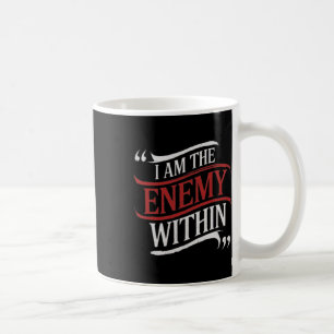 Caneca De Café Eu Sou o Inimigo Interior Kamala Harris Vs Trump 2