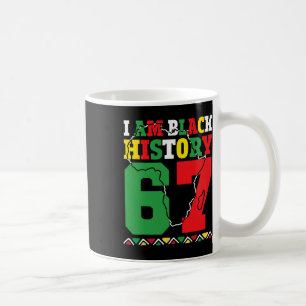 Caneca De Café Eu Sou o Mês da História Negra 67 Sessenta e Sete