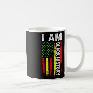 Caneca De Café Eu Sou O Mês Da História Negra Bandeira Afro-Ameri
