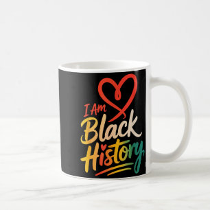 Caneca De Café Eu sou o mês do coração da história negra, orgulho