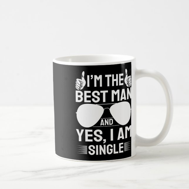 Caneca De Café Eu sou o padrinho do casamento dos padrinhos engra (Direita)