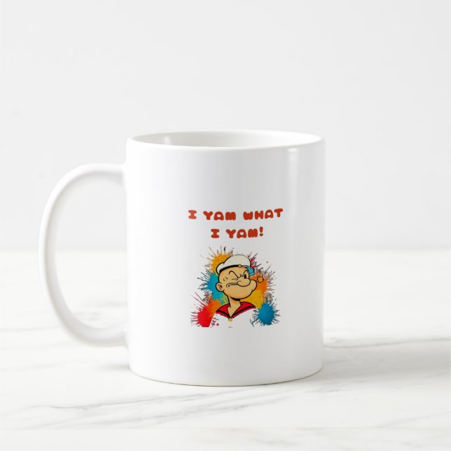 Caneca De Café Eu Sou O Que Eu Sou A Trendência Clássica Da Lama (Esquerda)
