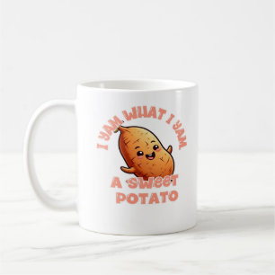 Caneca De Café Eu Sou O Que Eu Sou, Um Clássico De Batata Doce
