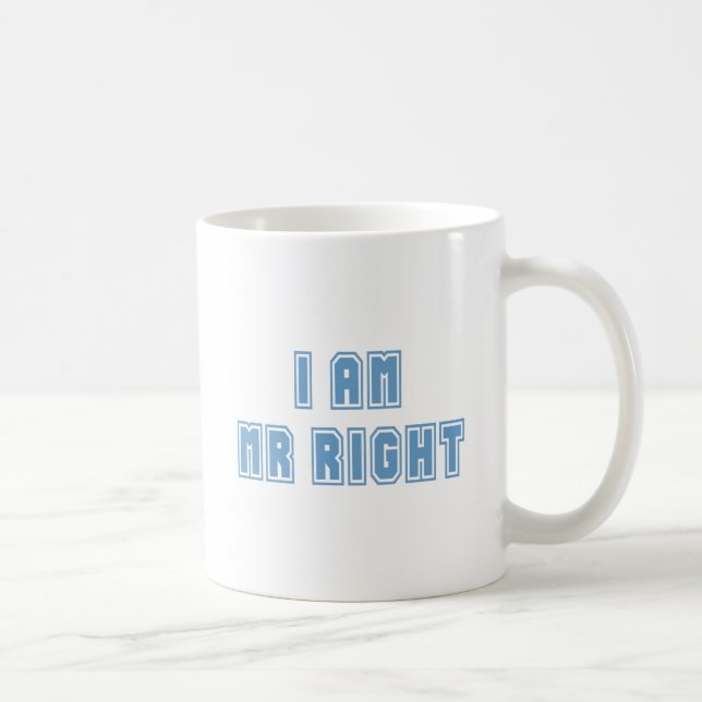 Caneca De Café Eu sou o Sr. Certo (Direita)