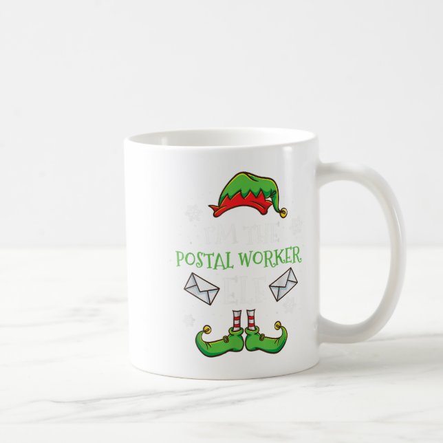 Caneca De Café Eu Sou O Stal Worker Elf Christmas (Direita)