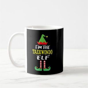 Caneca De Café Eu sou o Taekwondo Elf que Corresponde à Família, 