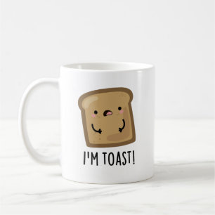 Caneca De Café Eu sou o Toast Toast Bread Comida Pun