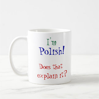 Caneca De Café Eu sou, polonês!