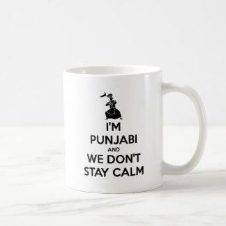 Caneca De Café Eu sou Punjabi e nós não mantemos a calma