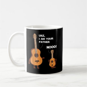 Caneca De Café Eu Sou Seu Pai, Música Divertida de Ukulele G