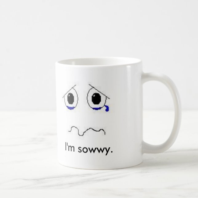 Caneca De Café Eu sou sowwy. (Direita)