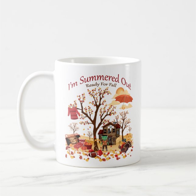 Caneca De Café Eu sou Summered para fora pronto para a queda - (Esquerda)