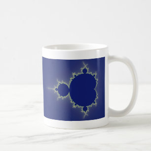 Caneca De Café Eu sou tão azul - Fractal