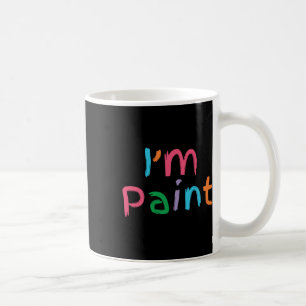 Caneca De Café Eu sou tinta, eu amo pintar com os dedos, Casal en