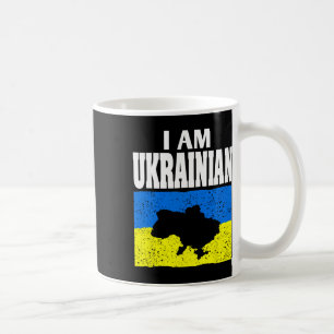 Caneca De Café Eu Sou Ucraniano Apoio e Orgulho Ucraniano