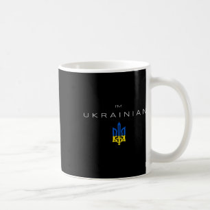 Caneca De Café Eu Sou Ucraniano - Eu Sou Da Ucrânia Bandeira Tryz