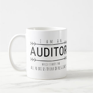 Caneca De Café Eu sou um auditor, contador engraçado