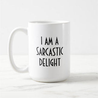 Caneca De Café Eu sou um Café Divertido Delícia Sarcástica