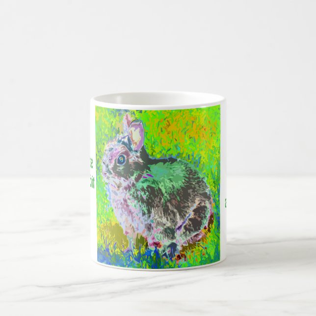 Caneca De Café Eu sou um coelho fofo (Centro)